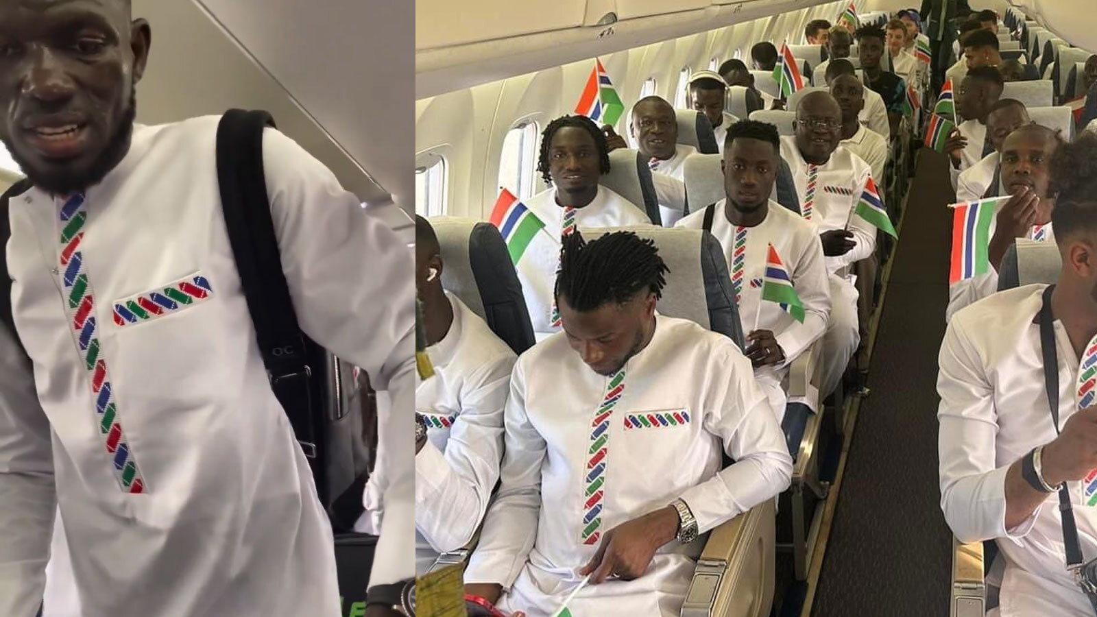 Gambiya milli takımının uçakta zor anları! Beşiktaşlı Colley ölümden döndü