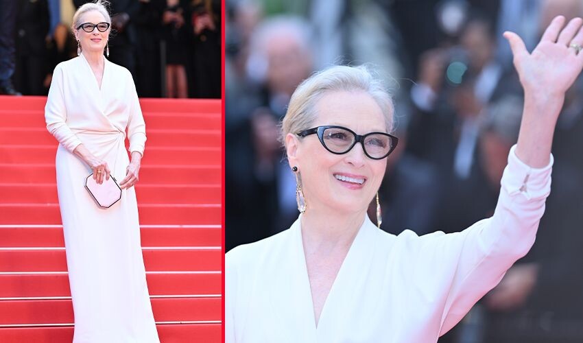 Cannes Film Festivali’nde gözyaşları! Onur ödülünü alan Merly Streep duygularına hakim olamadı - 2. Resim