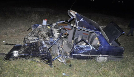 Tekirdağ'da feci kaza! Araba hurdaya döndü: 1 ölü, 8 yaralı - gundem