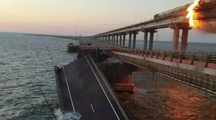 Rusya'da Kerç Köprüsü'ndeki patlamayla ilgili 8 kişi gözaltına alındı - dunya
