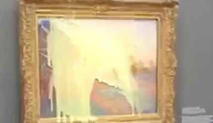 Çevreye duyarlı, sanata duyarsız... Sözde aktivistler bu defa Monet'in 110 milyon dolarlık tablosunu hedef aldı - kultur-sanat