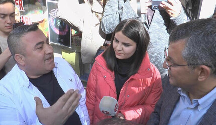'Genel başkanınızı değiştirin' diyen esnafa' Özgür Özel'den dikkat çeken cevap - gundem