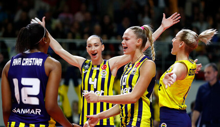 Vakıfbank'a set vermedi! Şampiyonlar Kupası Fenerbahçe Opet'in - spor