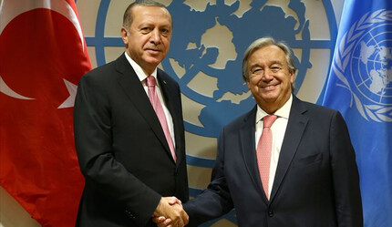 Cumhurbaşkanı Erdoğan, BM Genel Sekreteri Guterres ile görüştü - dunya