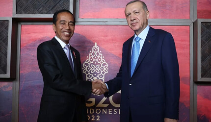 Cumhurbaşkanı Erdoğan,  Endonezya Devlet Başkanı Joko Widodo ile bir araya geldi - gundem