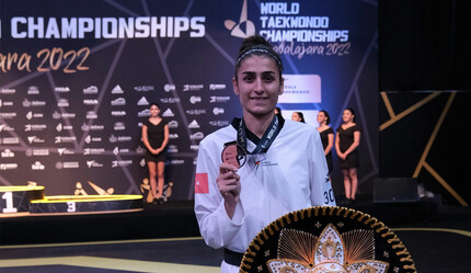 2022 Dünya Tekvando Şampiyonası'nda ilk madalya Hatice Kübra İlgün'le geldi - spor