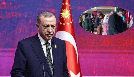 Basın mensupları metrelerce kuyruk oluşturdular! G20’de Erdoğan’a büyük ilgi - dunya
