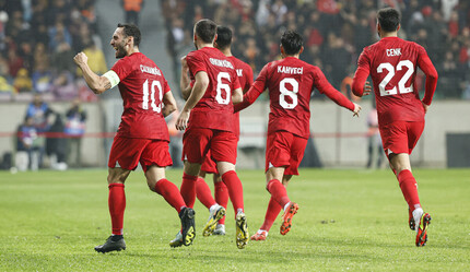 A Milli Takımımız, İskoçya'yı 2-1 yendi - spor