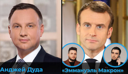 Rus Youtuberlar kendilerini Macron olarak tanıtıp Polonya Cumhurbaşkanını işletti! - dunya