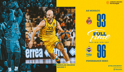 Fenerbahçe Beko AS Monaco deplasmanında galip! Son çeyrek krize girdi ama kazandık - basketbol
