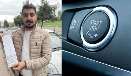 Start-stop özellikli aracın sürücüsüne trafik cezası kesildi - gundem