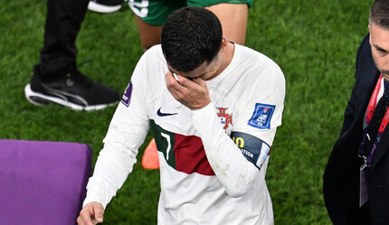 Cristiano Ronaldo Fas Portekiz maçından sonra göz yaşlarına boğuldu, suya düşen hayallerine ağladı - spor