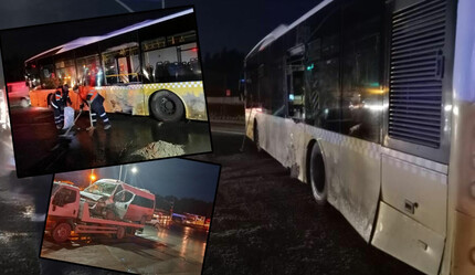 Ter şeritten yola giren İETT otobüsü dehşet saçtı! Çok sayıda yaralı var - gundem