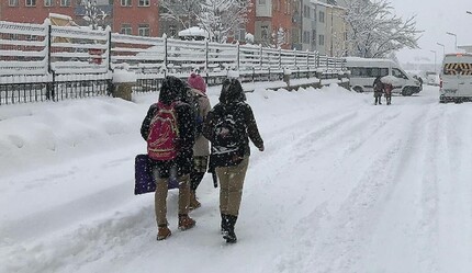 Van'da taşımalı eğitime kar engeli - egitim