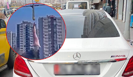Bahçelievler’de trafikte şaşırtan görüntü: Vinçle kuzu indirdi, çakarlı araçla gezdirdi - gundem