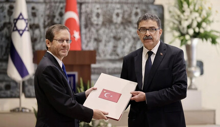 Türkiye'nin İsrail Büyükelçisi Torunlar, Cumhurbaşkanı Herzog’a güven mektubunu sundu - dunya