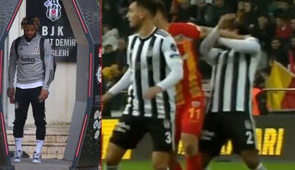 Valentin Rosier Kayseri'de Pascal Nouma'ya özendi, kırmızı kartı gördü! - spor