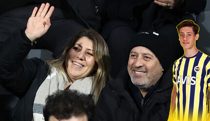 Arda Güler'in annesi Serap Güler ve babası Ümit Güler de Ümraniyespor-Fenerbahçe maçında - spor