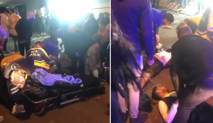 El freni çekilmeyen araç, halay çekenlerin arasına daldı: 1 ölü, 5 yaralı - gundem