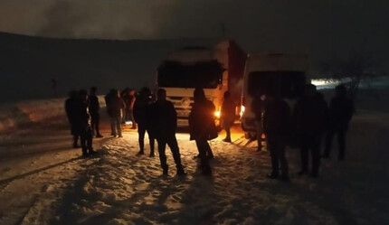 Kar fırtınası sebebiyle Panor Dağı'nda mahsur kalan 60 kişi kurtarıldı - gundem