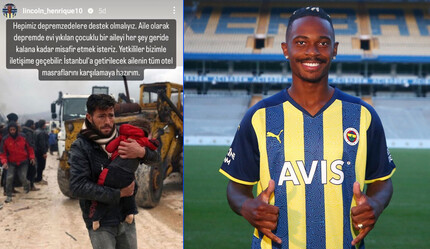 Fenerbahçe'nin Brezilyalı futbolcusu Lincoln Henrique çocuklu bir aileyi evinde ağırlayacak - spor