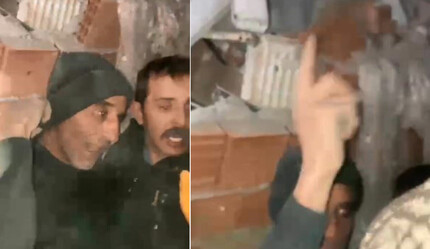Enkazdan 66 saat sonra çıkarıldı, şehadet parmağını havaya kaldırarak