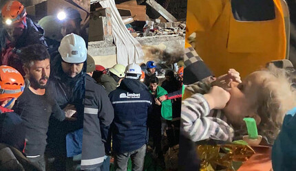 Ağlamasıyla ailesini kurtardı... İnanılmaz kurtuluşun adresi Hatay: 96 saat sonra 5 kişi enkazdan çıkarıldı! - gundem