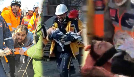 128. saatte güzel haberler peş peşe geldi: Kahramanmaraş'ta baba ile bebeği Hatay’da 13 yaşındaki Arda sağ çıkarıldı - gundem