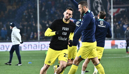 Hakan Çalhanoğlu Sampdoria - İnter maçına