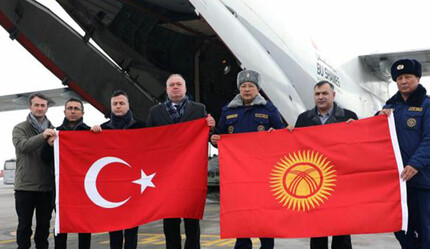 Kırgızistan Müftülüğü Türkiye'deki depremzedeler için 3 milyon 667 bin TL yardım toplad - dunya