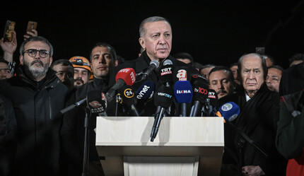 Cumhurbaşkanı Erdoğan depreme yakalandı - gundem