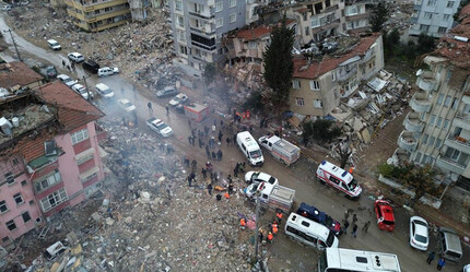 Hatay peş peşe depremlerle sallandı: Yıkımın şiddeti havadan böyle görüntülendi - dunya