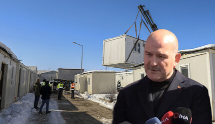 Bakan Soylu Malatya'da duyurdu: Deprem bölgesinde ev sahipleri ve kiracılara konteyner ev imkanı - gundem