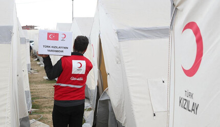 Türk Kızılay'ı deprem bölgesine 1 milyon hijyen seti gönderdi - gundem