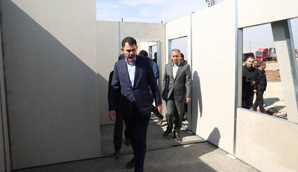Çevre, Şehircilik ve İklim Değişikliği Bakanı Murat Kurum geçici barınma alanını inceledi - ekonomi