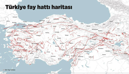 Osmaniye deprem haritası Kandilli AFAD! Osmaniye'de fay hattı var mı, hangi ilçelerden geçiyor? - yasam