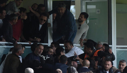 Bodrumspor - Çaykur Rizespor maçında iki takım yöneticileri birbirine girdi - spor