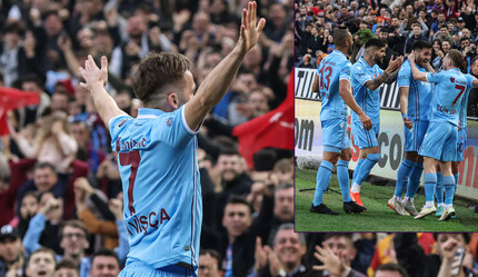 Trabzonspor - Adana Demirspor (4-1 Maç Sonucu) Edin Visca gol ve asistle geri döndü - spor