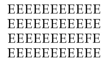 Beyni çalıştıran test: E’den farklı harfi 5 saniyede bulan şahin gözlü sayılıyor - yasam