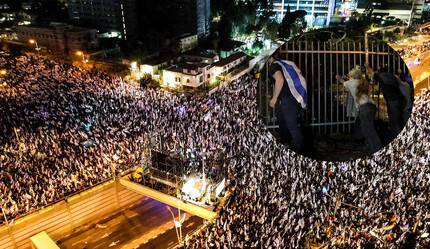 İsrail'de protestolar 12. haftasında! Binlerce kişi meydanlara indi - dunya