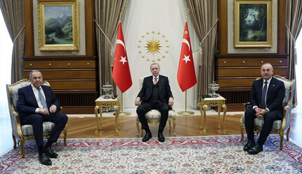 Cumhurbaşkanı Erdoğan Rusya Dışişleri Bakanı Lavrov’u kabul etti - gundem