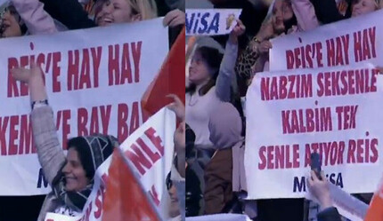 “Reis’e hay hay Kemal’e bay bay” Cumhurbaşkanı Erdoğan bu pankarta kayıtsız kalmadı - secim-2023