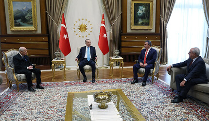 Cumhur İttifakı liderlerinden Cumhurbaşkanı Erdoğan'a geçmiş olsun ziyareti - gundem
