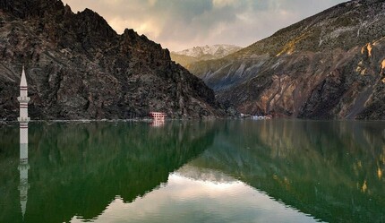 Eski yerleşim yeri sular altında kaldı: O süreç aşama aşama kayıt altına alındı - turkiye