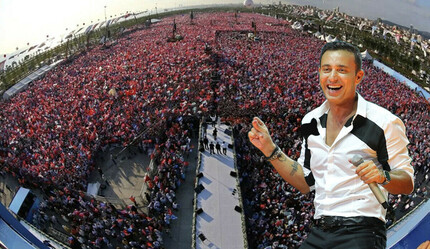 Mitingleri karıştıran Mustafa Sandal sosyal medyaya damga vurdu - secim-2023