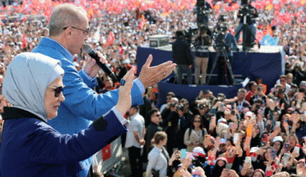 Erdoğan, büyük İstanbul mitingini şarkıyla açtı - secim-2023