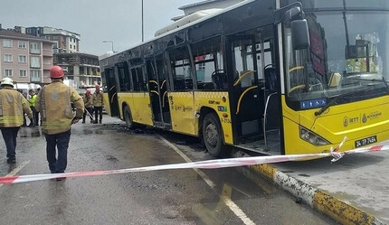 Pendik'te tır ile İETT otobüsü çarpıştı: 5 yaralı - gundem