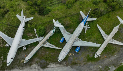 Atatürk Havalimanı'nda alıcısını bekleyen uçakların son halleri dikkat çekti! - teknoloji