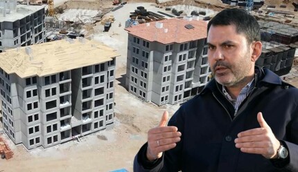 Bakan Kurum paylaştı: Depremden 3 ay sonra afet konutlarında çatı gözüktü - ekonomi