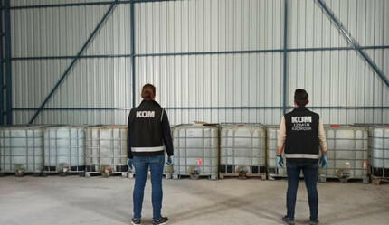 Sahte içki fabrikası kurmuşlar: 38 ton sahte alkol ele geçirildi  - gundem